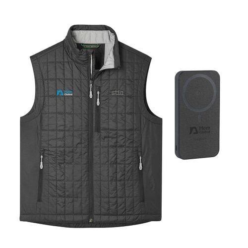 Men's Stio Azura Insulated Vest, Mophie Powerstation and North Face Beanie Thumbnail